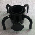 Durable Beach Umbrella Hanging Hook 4 Prongs Screw Lock ABS Towels Camera Bags Clothes Hanger Camping Holder Trip Clip