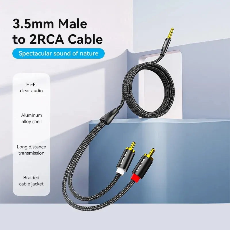 Vention 3.5mm to 2RCA Audio Cable