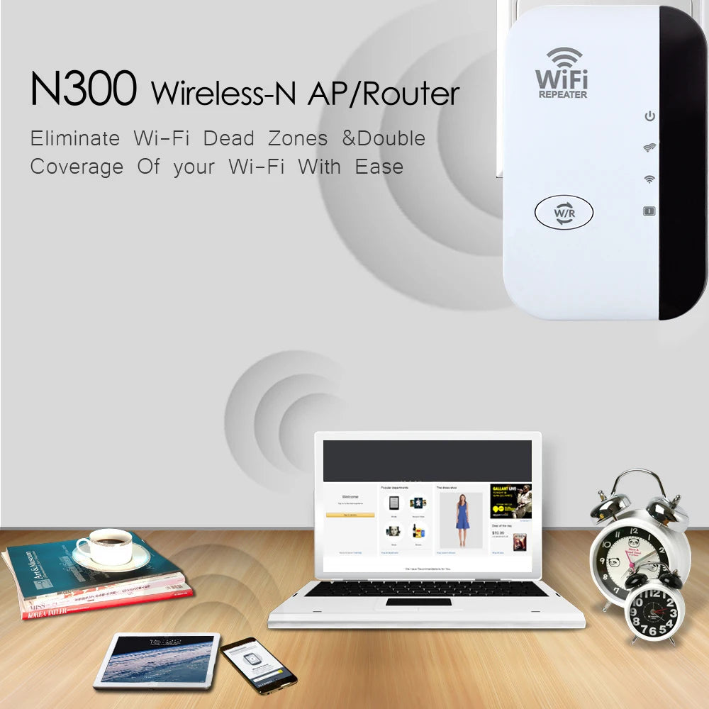 300Mbps Wireless WiFi Repeater Extender