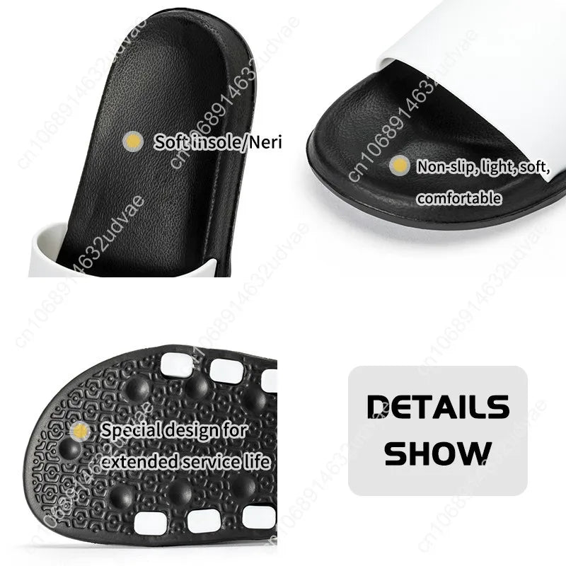 Custom with Logo Slippers Men Slippers Personalized Shoes Gift Flip-Flops Custom Brand Slippers Unisex Home Shoes