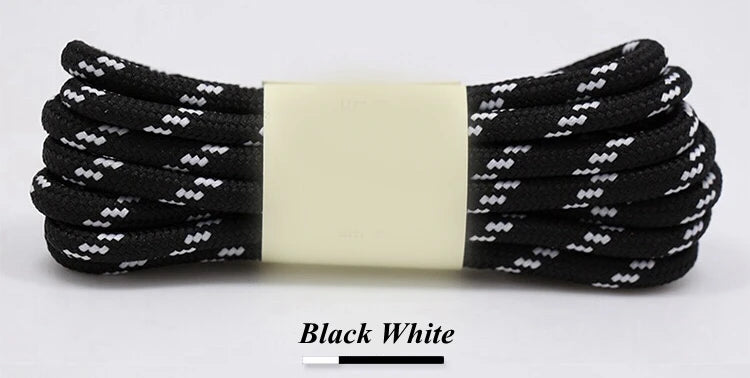 1Pair Round Shoelaces Durable Polyester Shoelace Outdoor Boots Sneakers Laces for Shoes 100/120/140/160cm Shoe Accessories