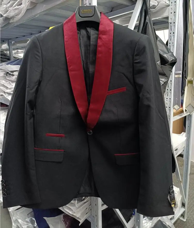 Men Skinny Terno Masculino, Formal Slim Fit Tuxedo Prom Suit / Male Groom Wedding Blazers High Quality Dress Jacket Coat