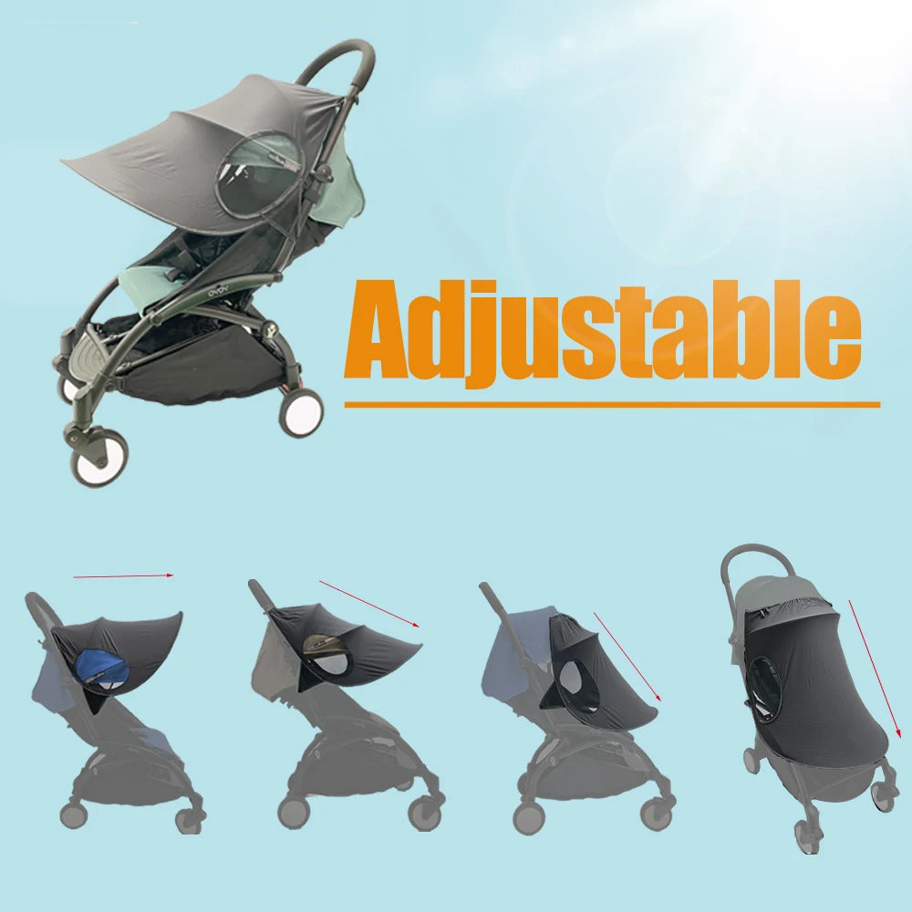 Universal Stroller Sun Cover UPF 50+
