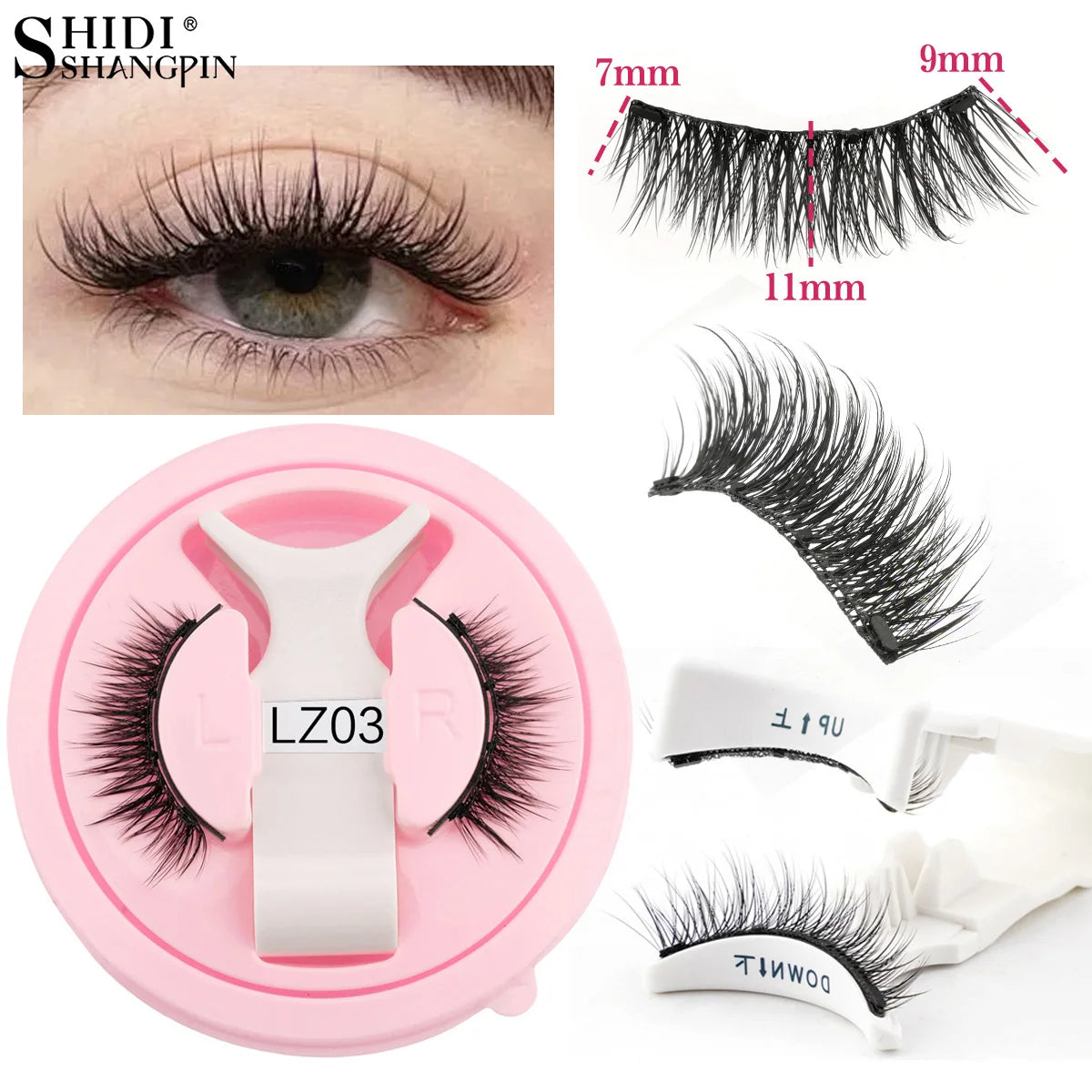 Magnetic Eyelashes - Fluffy Faux Mink Lashes Set