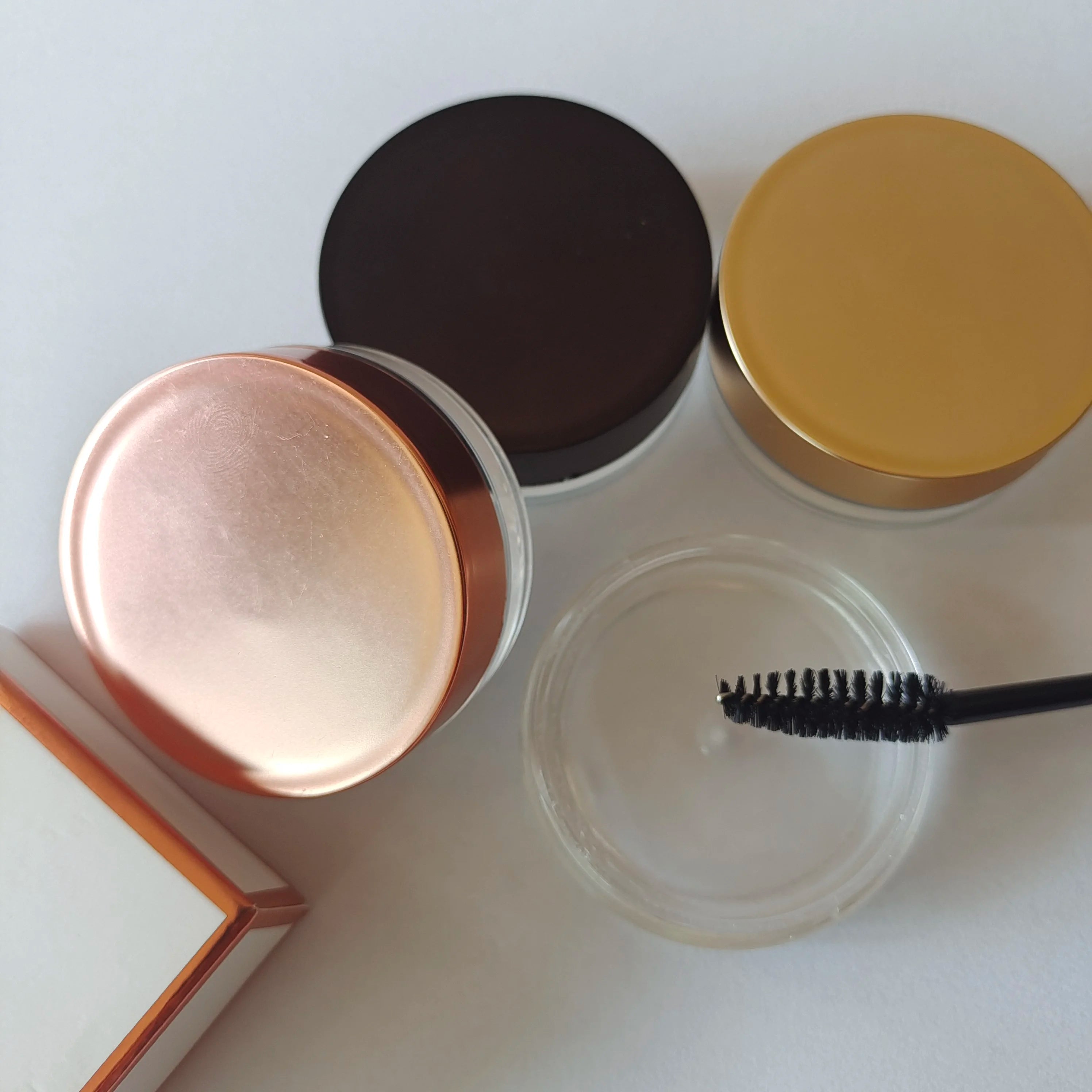 Custom Soft Shaping Eyebrow Soap Styling Gel Private Label with Brush Natural Waterpoof Brows Wax Bulk Eye Brow Makeup Tools