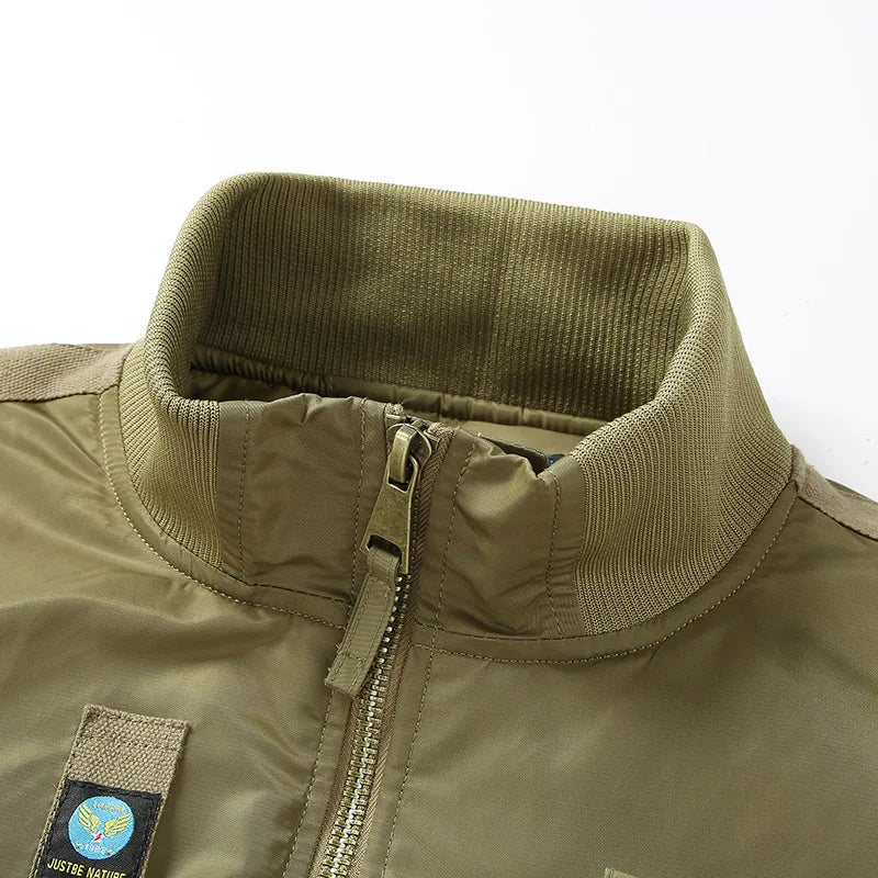 Winter MA1 Bomber Jacket Oversized Padded