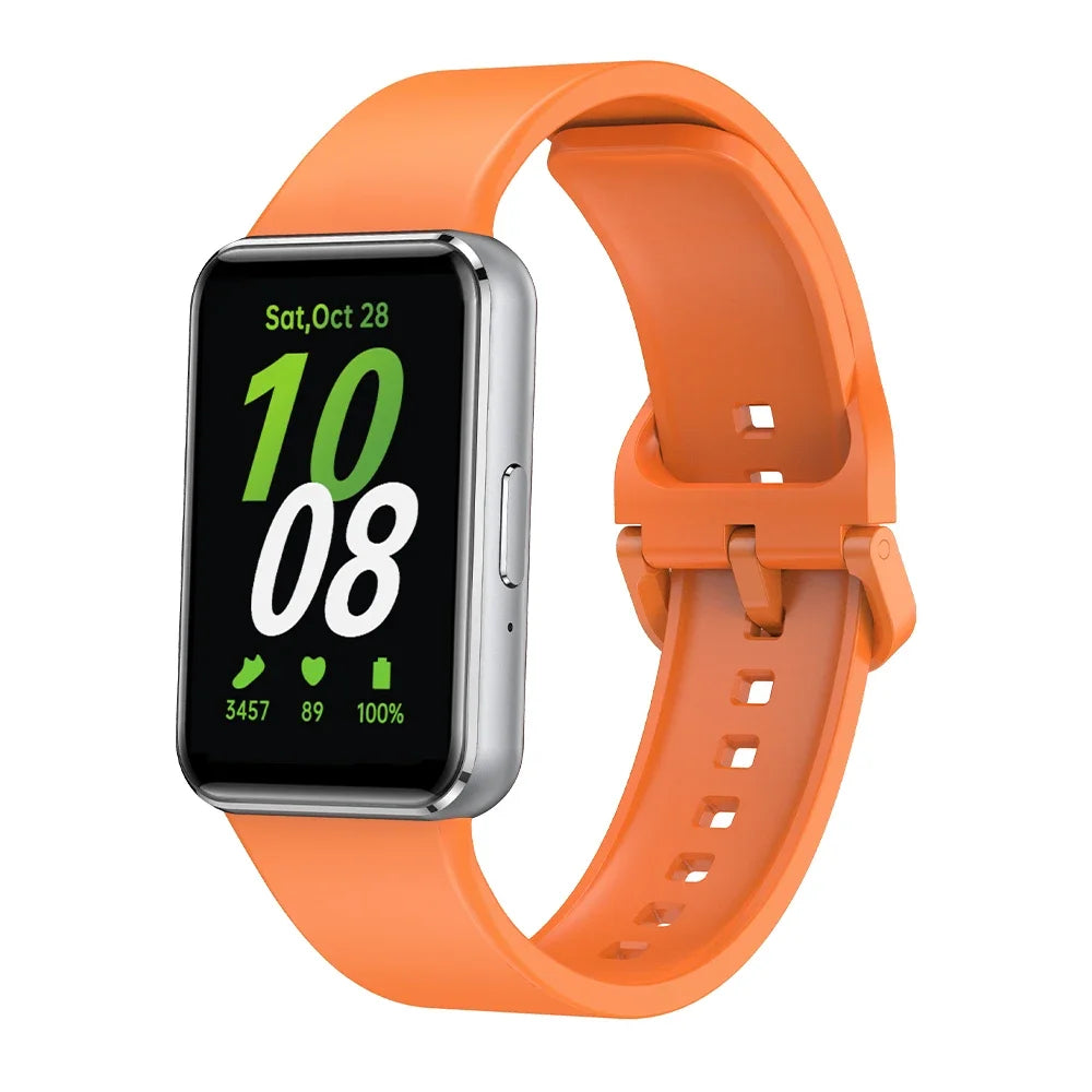 Silicone Strap For Samsung Galaxy Fit 3 Watch Bracelet Replacement Sport Watchband For Samsung Galaxy Fit3 Band Accessories