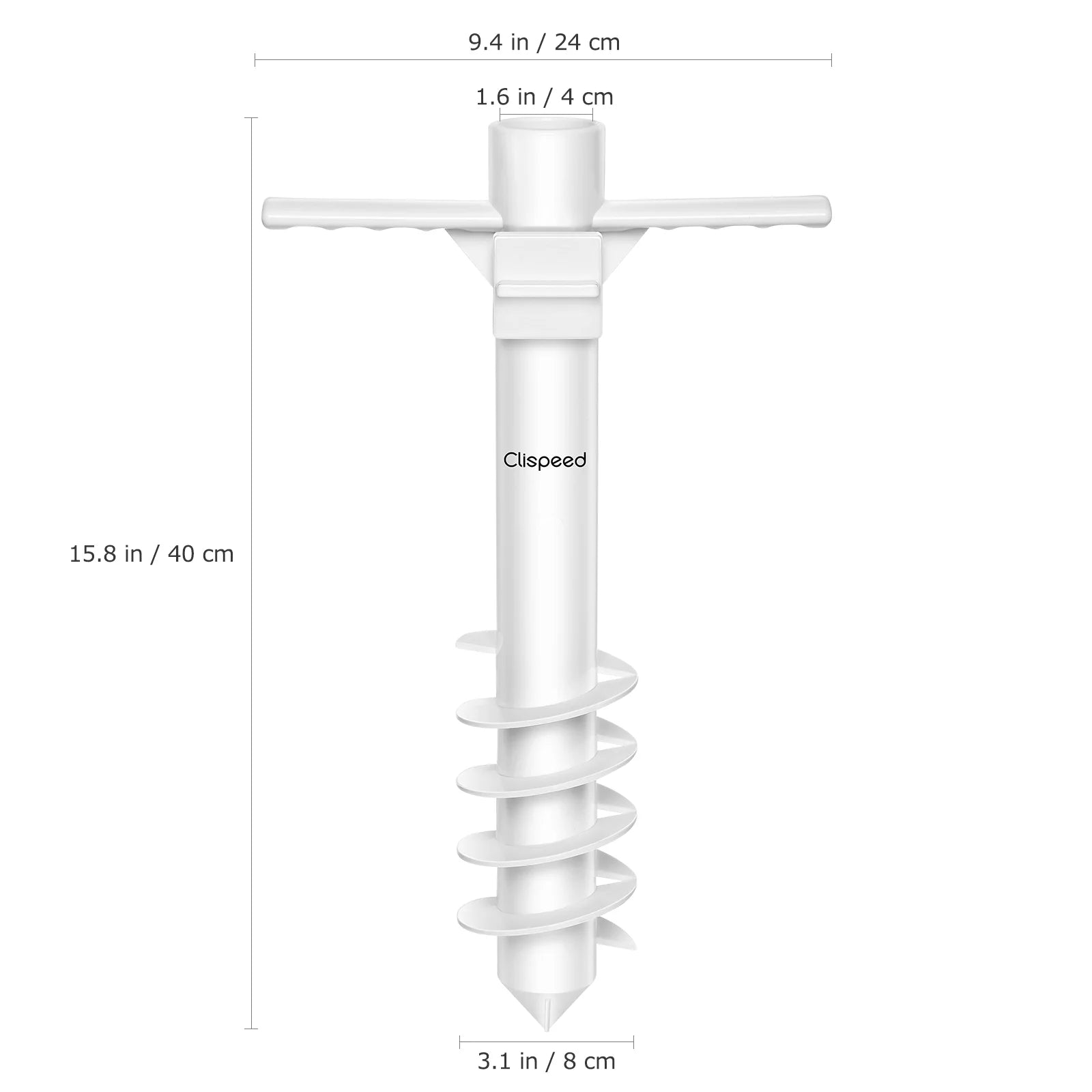 Plastic Beach Umbrella Sand Anchor Patio Stand Garden Parasol Base Outdoor Furniture Vacation Accessories Clispeed Anti Rust
