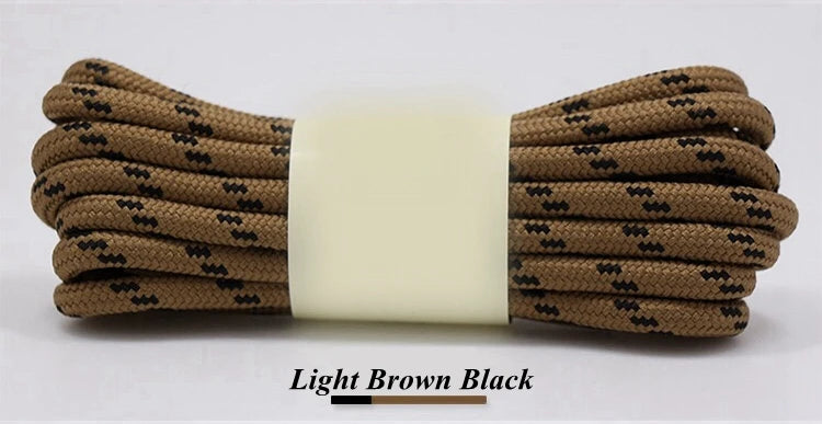 1Pair Round Shoelaces Durable Polyester Shoelace Outdoor Boots Sneakers Laces for Shoes 100/120/140/160cm Shoe Accessories