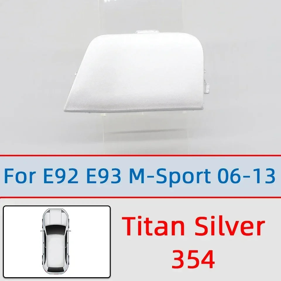 For BMW 3 E92 E93 LCI 2006-2013 M SPORT Car Rear Bumper Tow Hook Eye Cover Cap 51127893147 51127161497 51127256109