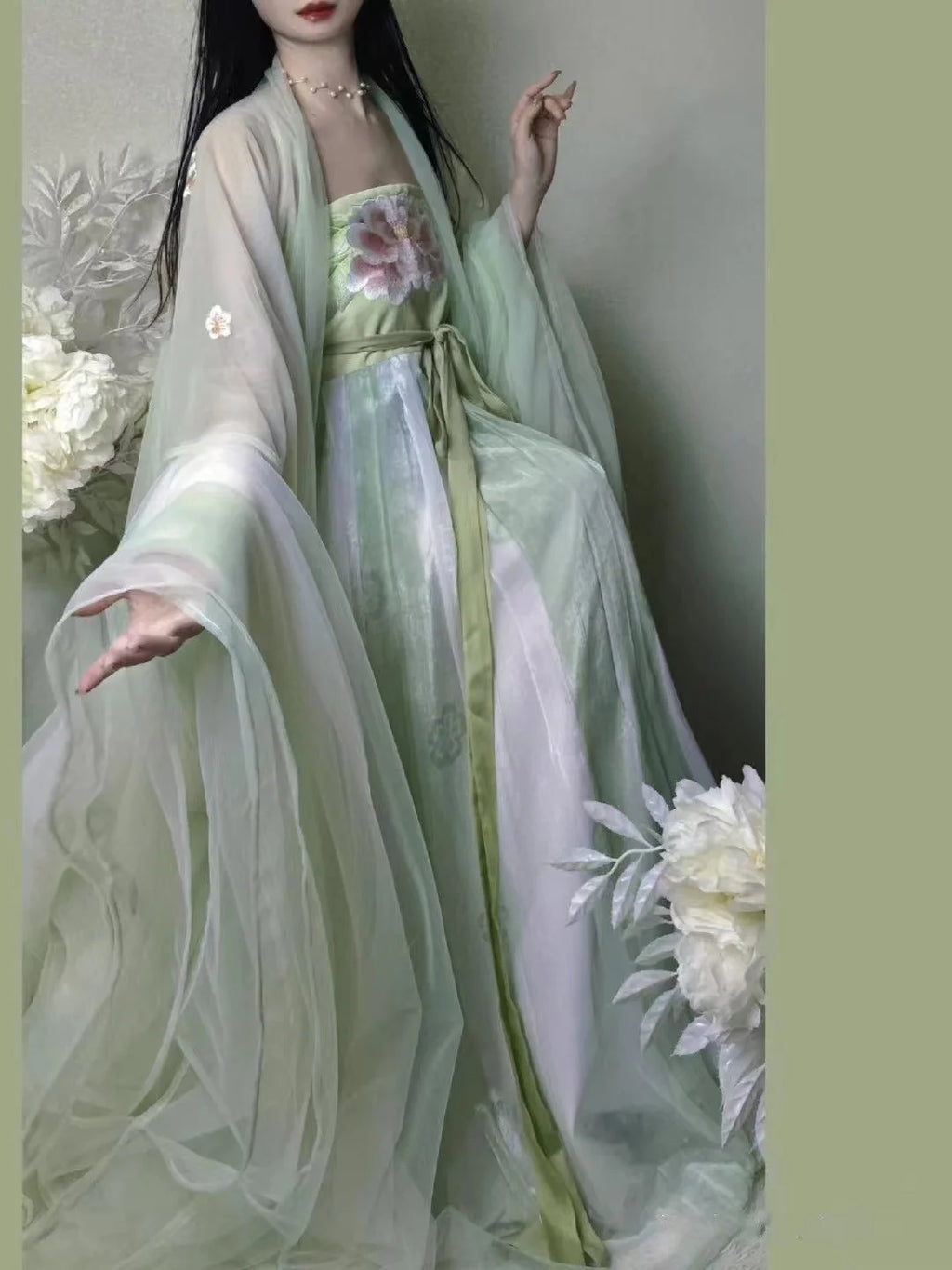 2023 New Hanfu China Ancient Traditional Hanfu Set Female Cosplay Costume Summer Big Sleeve Fairy Hanfu Loose Suit Chinese Dress