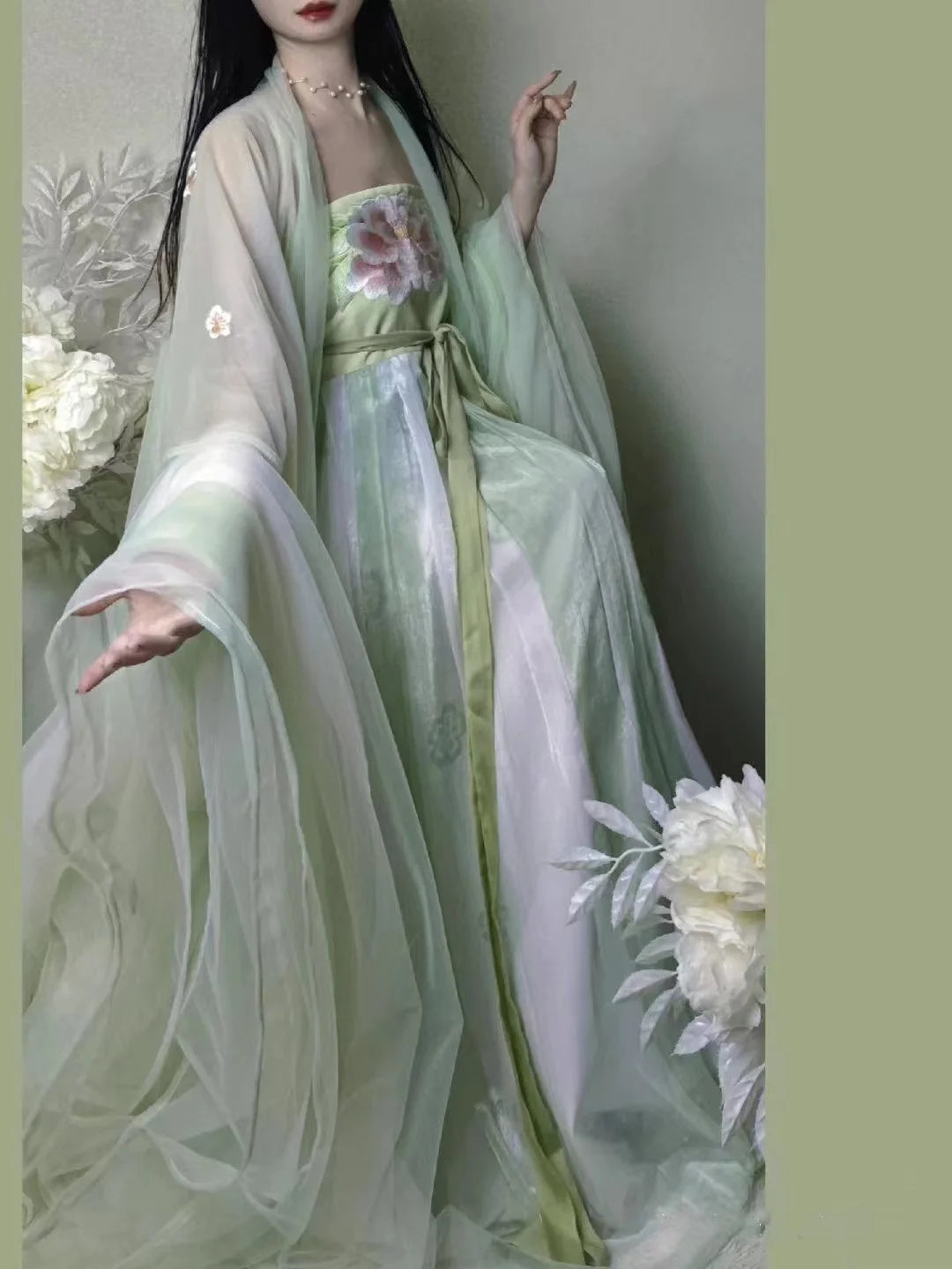 2023 New Hanfu China Ancient Traditional Hanfu Set Female Cosplay Costume Summer Big Sleeve Fairy Hanfu Loose Suit Chinese Dress