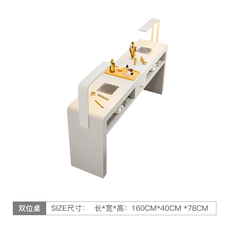Professional Manicure Tables Rest Salon Portable Table Nails Designer Aesthetic Hair Furniture Desk Nageltisch Station Chair