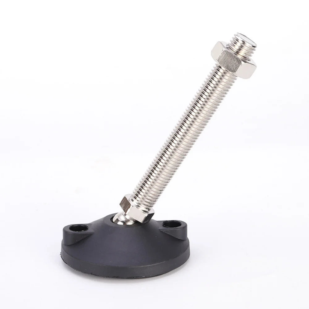 4pcs Adjustable Lathe Leg Thread Type Adjustable Levelling Feet Swivel Base Articulating Leveling legs Furniture Glide Pad
