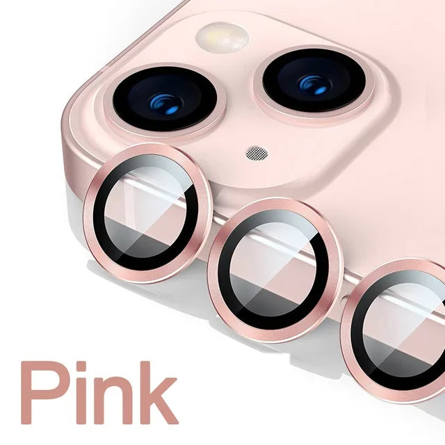 Detta är ett "3-2PCS Camera Lens Protector" för iPhone 17 Pro Max/17Pro/17Air med metallring och glasskydd. Produkten har en aluminiumlegerad ram med 3D-textur som både skyddar kameralinsen och ger telefonen en stilren look