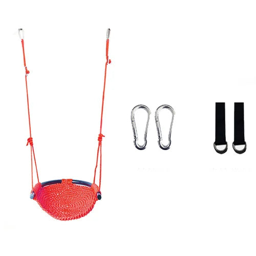 Portable Kid Garden Swing Chair Hanging Children Kindergarten Chair Outside Indoor Weave Small Basket Swing For Children swing
