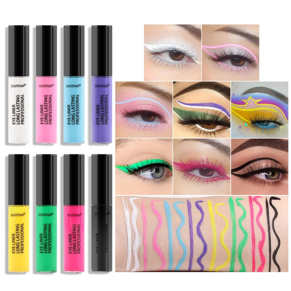 8 Color Liquid Eyeliner Pencil Waterproof
