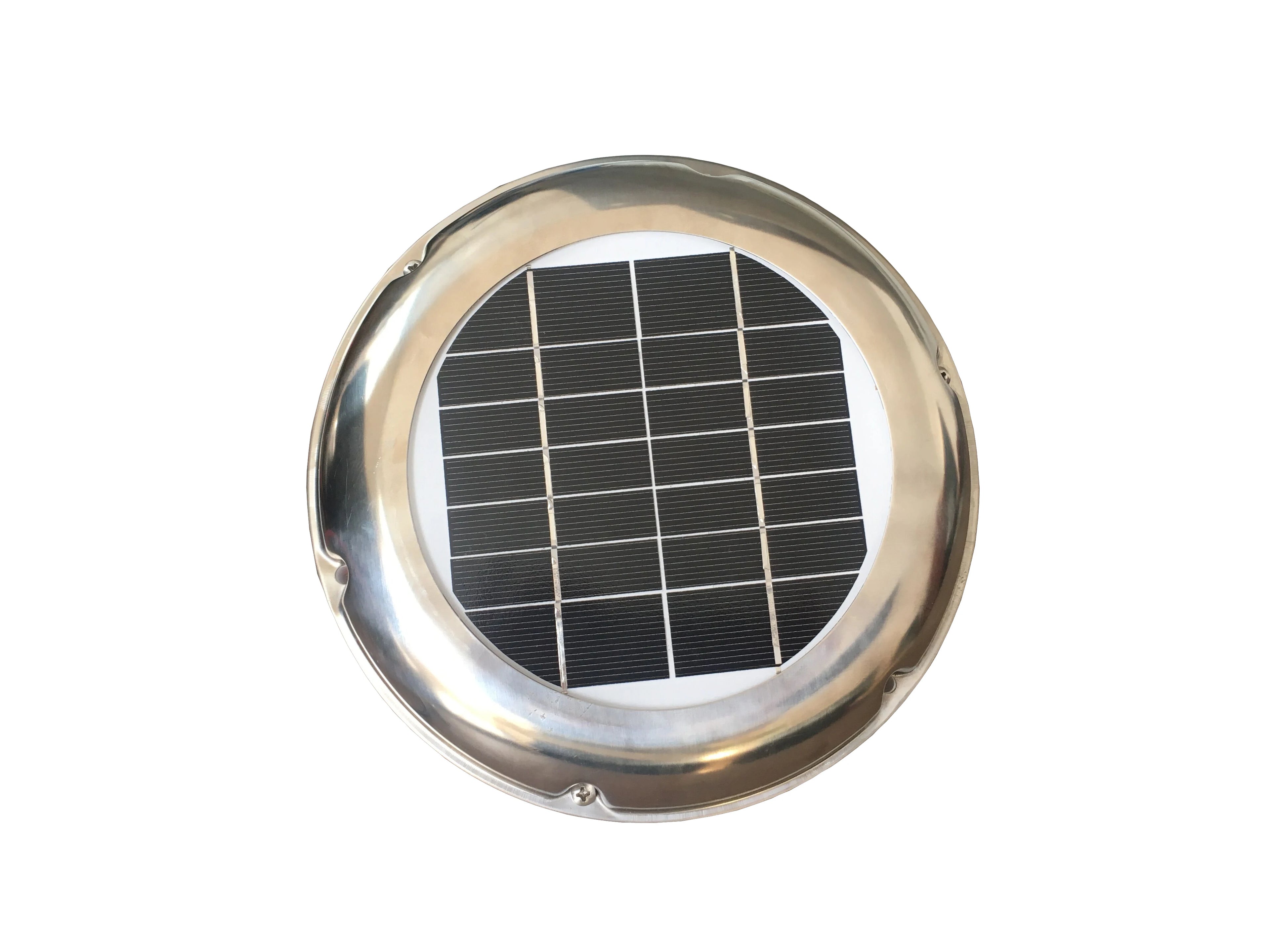 2.5W Solar Vent Fan Roof Exhaust Ventilator Extractor 60CFM Airduct Diameter120mm for RV Boat Caravan Greenhouse Portable Toilet