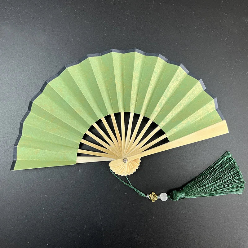 4-6 Inch Mini Folding Fan Portable DIY Painting Children'S Fan Ancient Style Held Dance Fans Party Wedding Summer Fan Accessorie