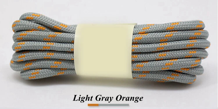 1Pair Round Shoelaces Durable Polyester Shoelace Outdoor Boots Sneakers Laces for Shoes 100/120/140/160cm Shoe Accessories