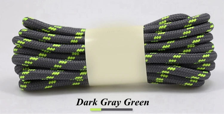1Pair Round Shoelaces Durable Polyester Shoelace Outdoor Boots Sneakers Laces for Shoes 100/120/140/160cm Shoe Accessories