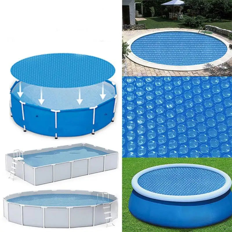 Solar Pool Cover Heat Retaining Bubble Blanket