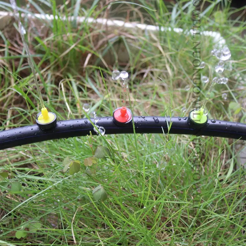 50pcs Flow 10L 20L 30L Pressure Compensating Drip Emitter Self-cleaning Drip Irrigation Water Regulator Pipe Hose PC Dripper