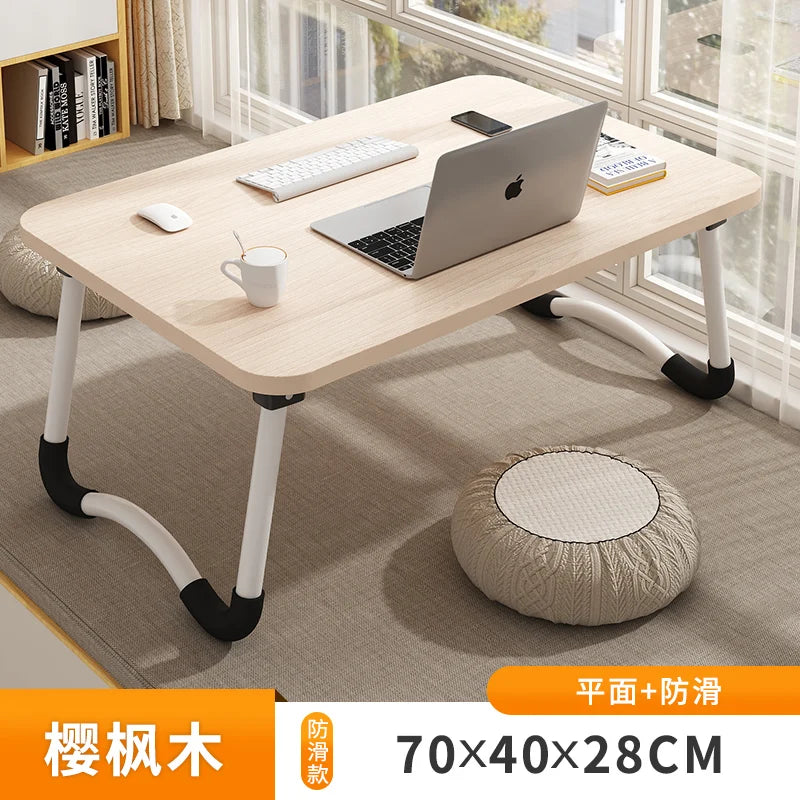 Bed Desk Lazy Portable Computer Desk Home Folding Table Bedroom Bay Window Sitting Small Table Student Dormitory Study Table