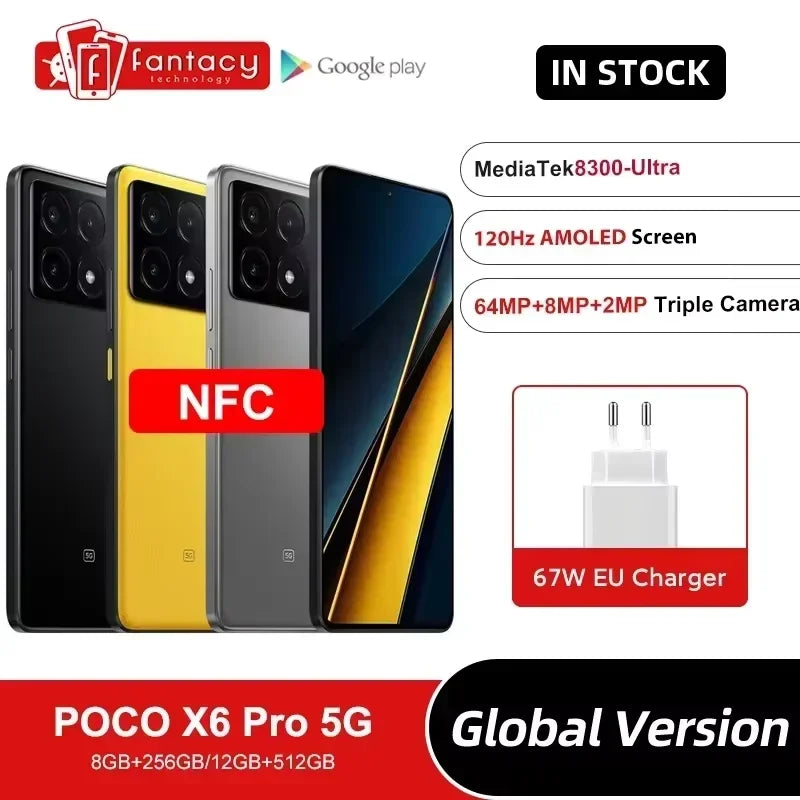 POCO X6 Pro 5G Smartphone