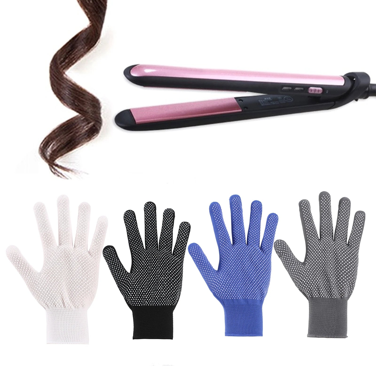 Hair Straightener Heat Resistant Gloves