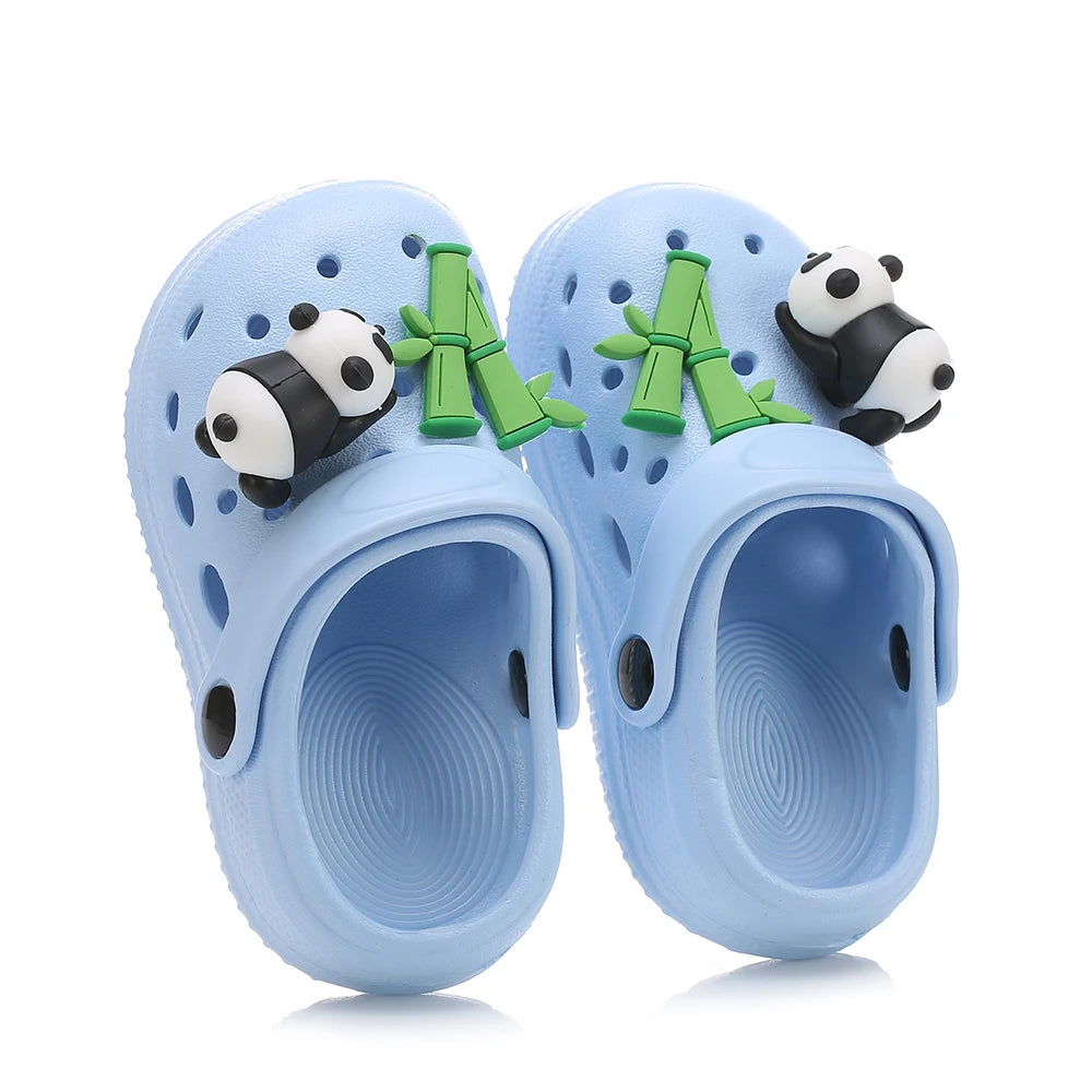 New Children's Slippers Waterproof Summer Outdoor Anti-Slip Beach Shoes for Boy Girl Fashion Garden Hole Shoes