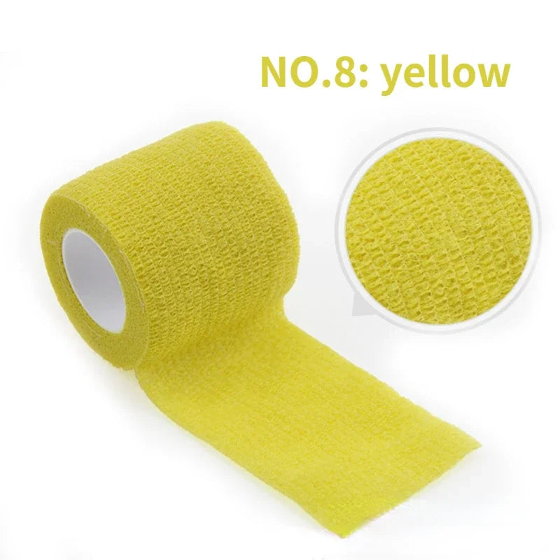 Pet Bandages Anti-fouling Devices Self-adhesive Elastic Bandage Outside Foot Protective Hair Free Cloth Straps for Cats and Dogs