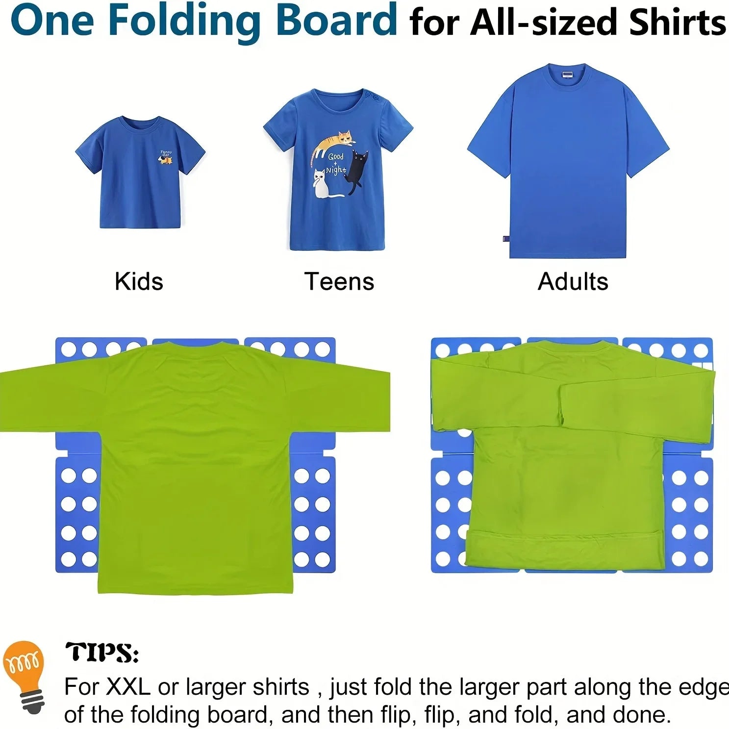 Clothes Folding Board Laundry Organizer
