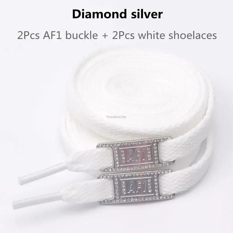 AF1 Shoelaces White Flats Air Force One Accessories