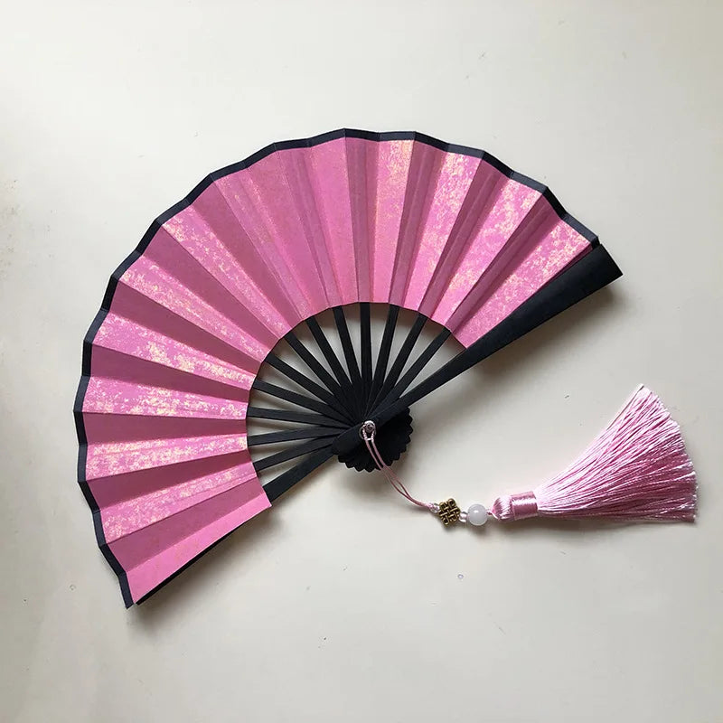 4-6 Inch Mini Folding Fan Portable DIY Painting Children'S Fan Ancient Style Held Dance Fans Party Wedding Summer Fan Accessorie