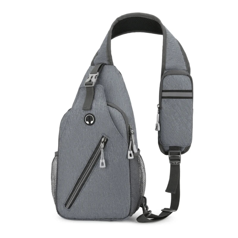 2024 Fashion Boy Shoulder Bags Water Resistance Crossbody Bag Men Multi Functional Chest Bag Travel Sports Backpacks Handbag