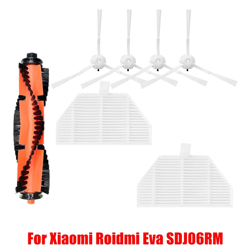 For XiaoMi RoidMi EVA Self-Cleaning Emptying Robot Vacuum SDJ06RM Spare Parts Hepa Filter Side Main Brush Mop Cloths Accessories