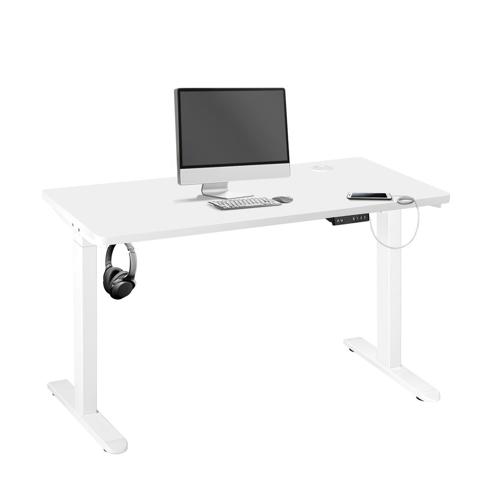 Dual Motor Standing Desk 140cm White