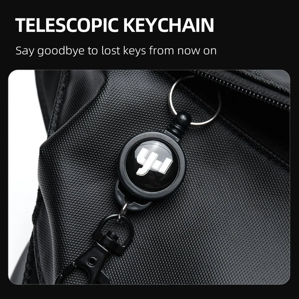Ins Korean Style Men Waterproof Magnetic Buckle Crossbody Messenger Bag Daily Outdoor Travel Cycling iPad Camera Shoulder Bag