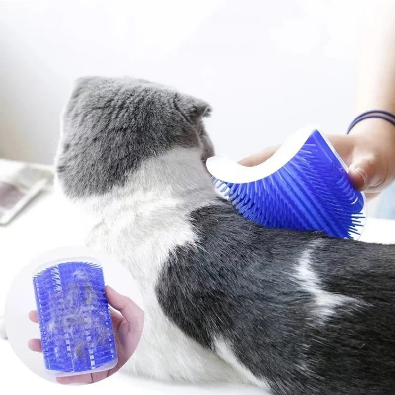 Cat Massage & Grooming Wall Corner Brush