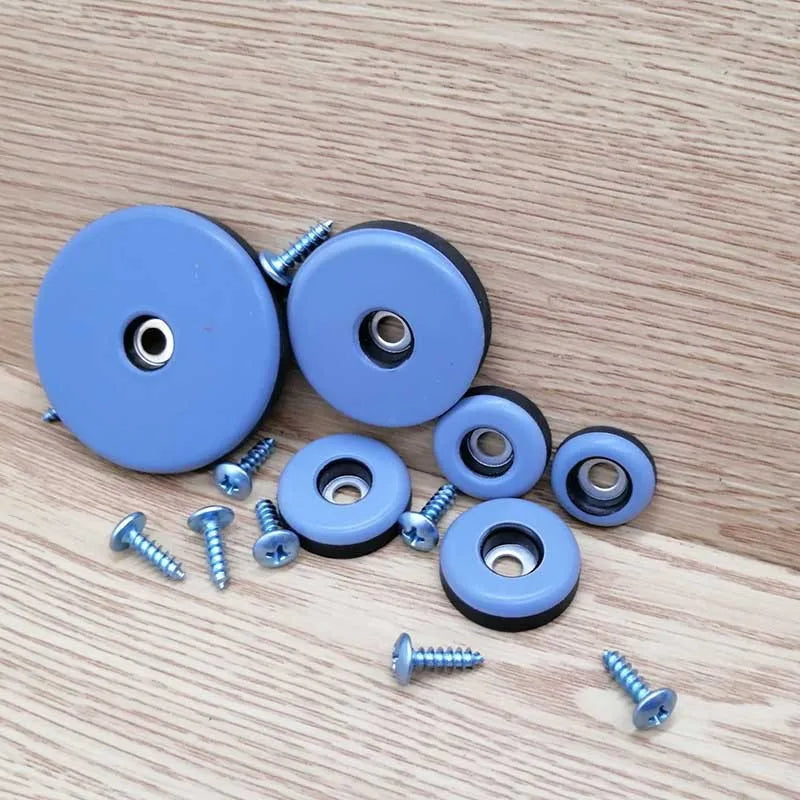 4pcs Heavy Furniture Easy To Move Slider Pad Chair Table Base Protection Leg Anti-wear Floor Mat Furniture Hardware with Screws