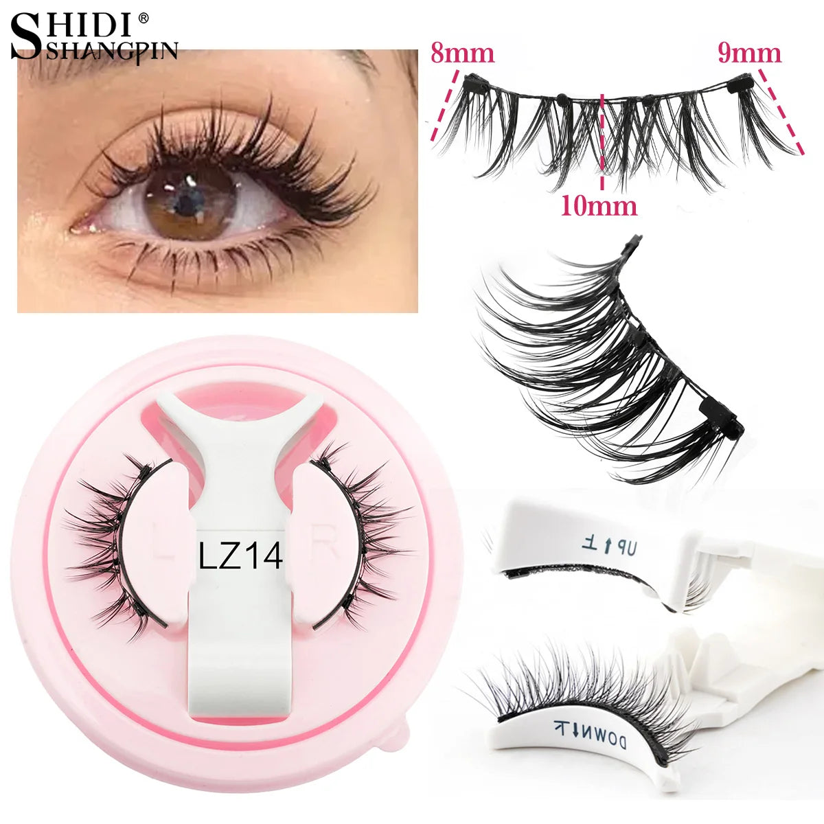 Magnetic Eyelashes - Fluffy Faux Mink Lashes Set