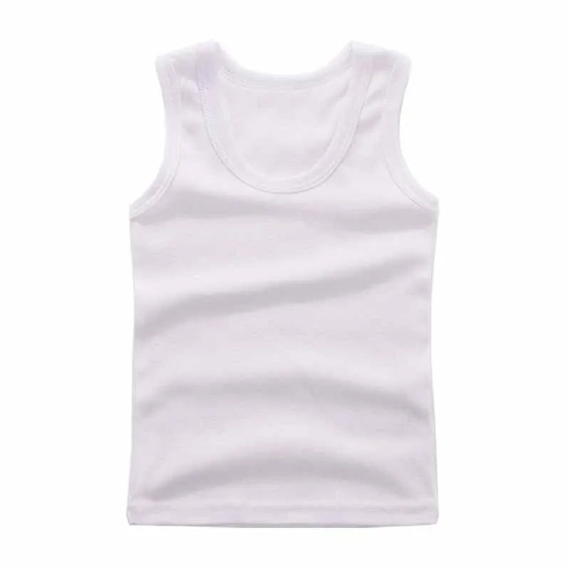 Kids Cotton Vest Tank Top 2-12Y