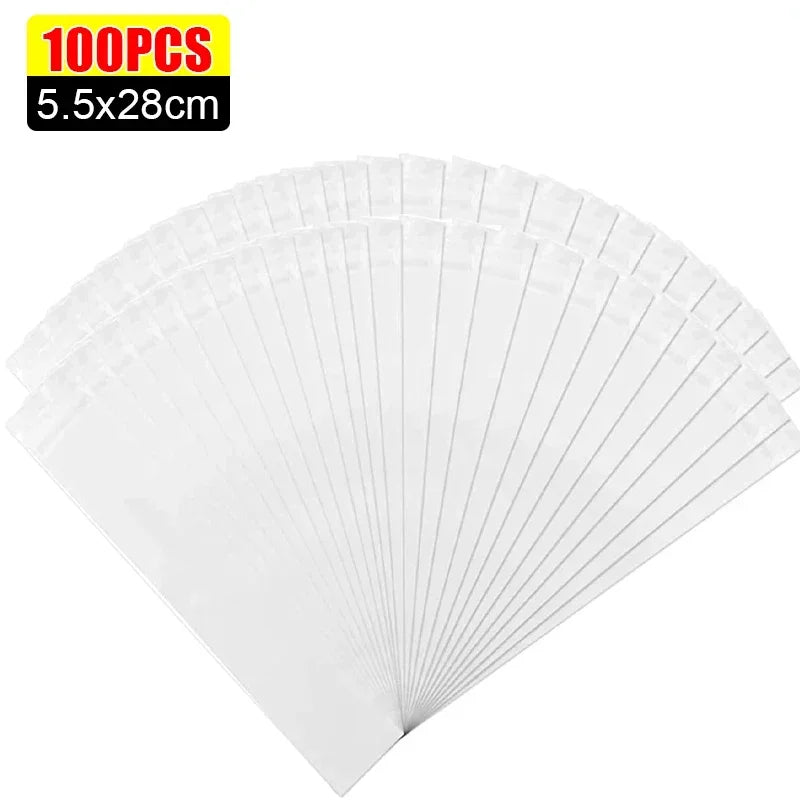 200/50Pcs Disposable Ice Popsicle Mold Bags DIY Fruit Juice Ice Lolly Bags Freezer Tube with Zip Seals for Yogurt Party Favors