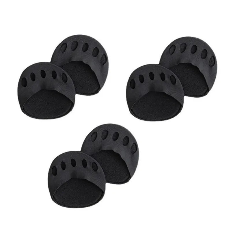 3 Pairs Open Toe Socks Women Set Sponge Pads for High Heel Shoes Soft Socks Forefoot Insole Five Fingers Socks Liner