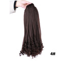 Lydia Tail Dancing Loose Curly Synthetic 20" Kinky Straight Hairpieces Two Plastic Comb Drawstring Ponytail Hair Extension Black