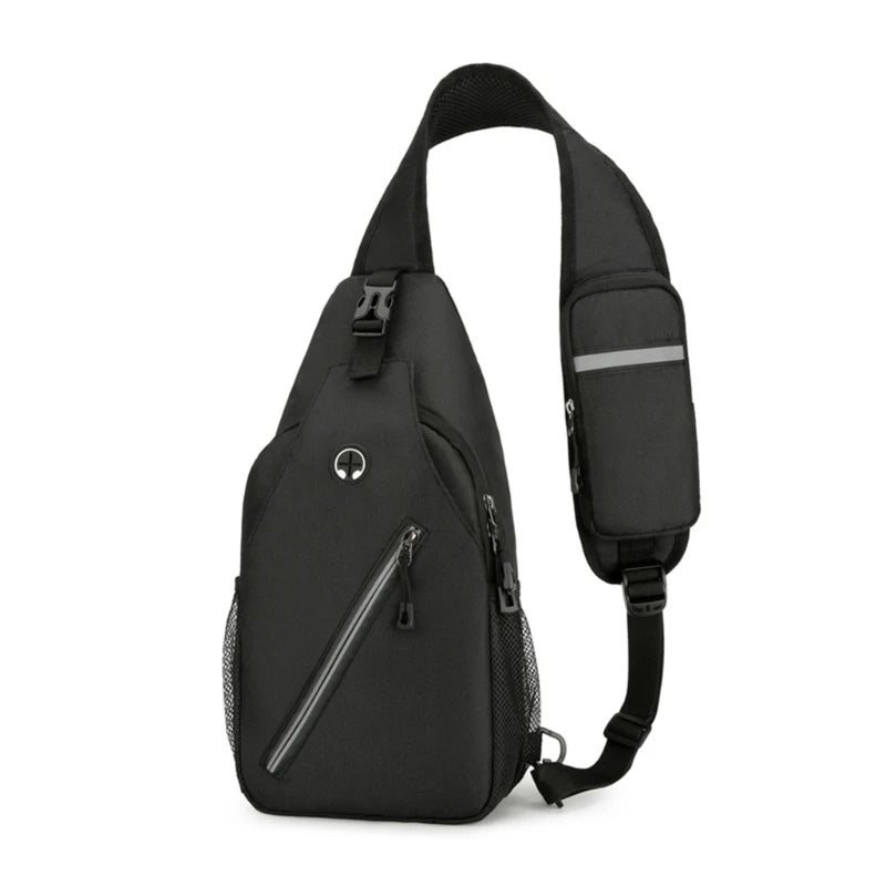 2024 Fashion Boy Shoulder Bags Water Resistance Crossbody Bag Men Multi Functional Chest Bag Travel Sports Backpacks Handbag