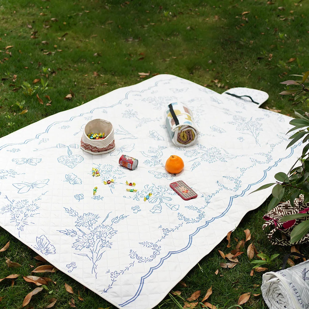 Outdoor Camping Picnic Table Portable Garden Camping Picnic Mat Folding Portable Multiple Color  Beach Mat