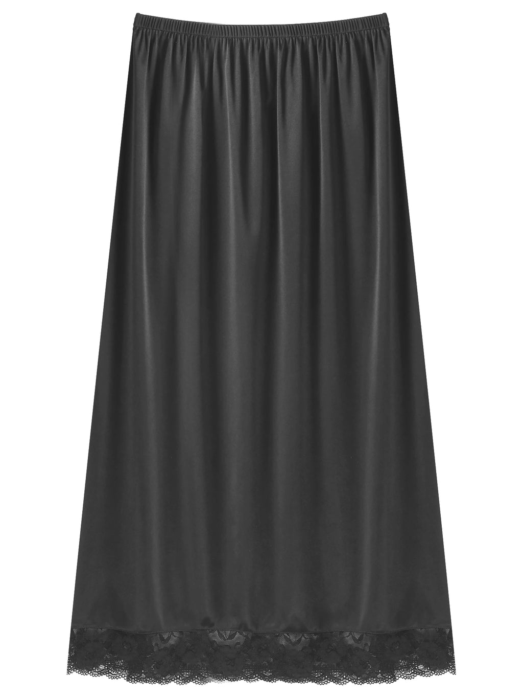 Women Girl Summer Underwear Accessories Long Lining Skirt Half Length Slips Underskirt Bottoms Petticoat Under Dress