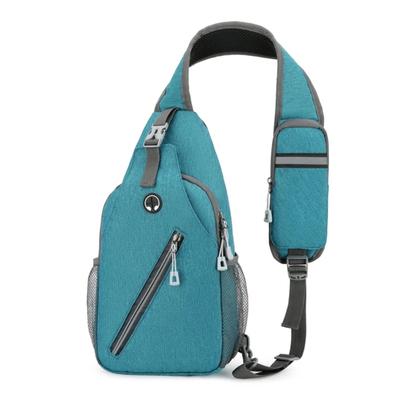2024 Fashion Boy Shoulder Bags Water Resistance Crossbody Bag Men Multi Functional Chest Bag Travel Sports Backpacks Handbag